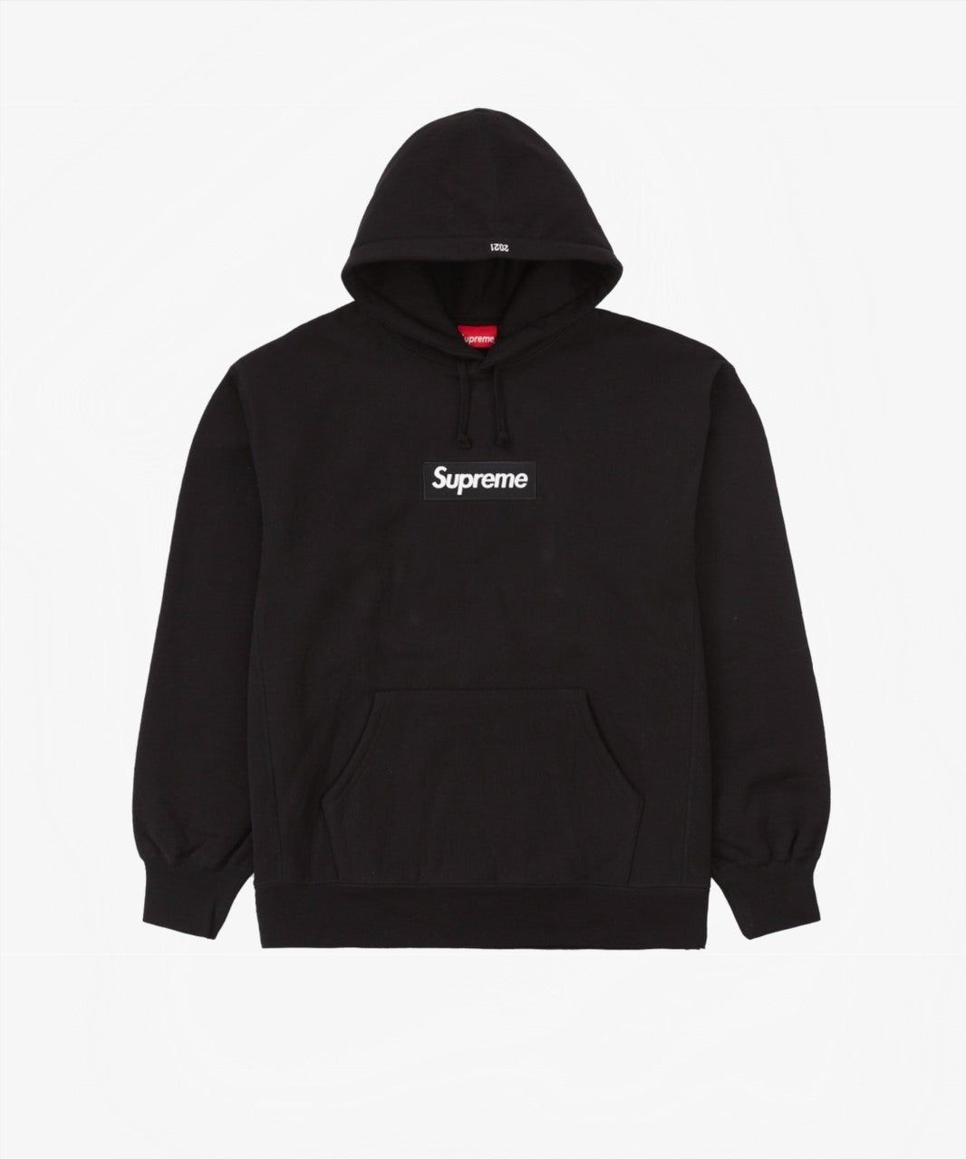 supreme 2021 box logo hoodie black XL