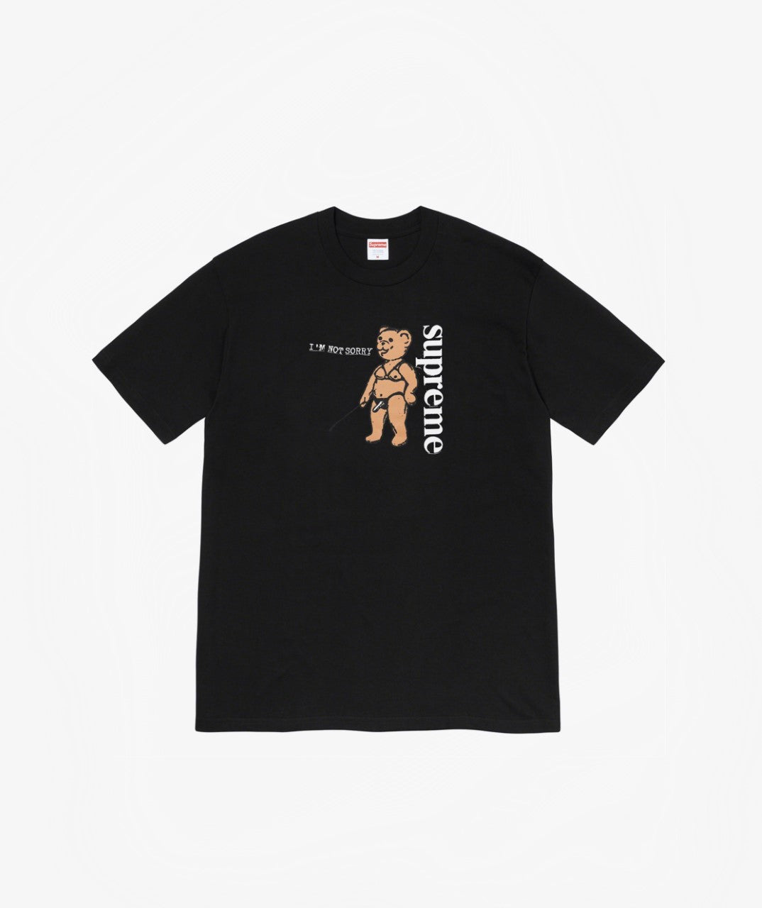 Supreme Not Sorry Tee Black – FunkyInsole