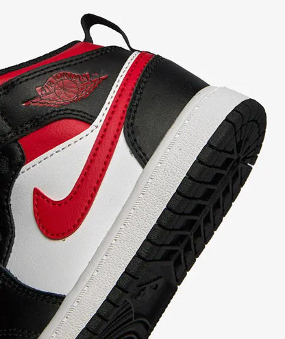 Jordan 1 Mid 'Fire Red' (PS) - Funky Insole