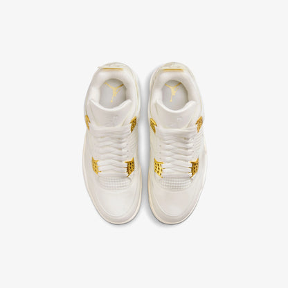 Jordan 4 Retro 'Metallic Gold' (Women's) - Funky Insole