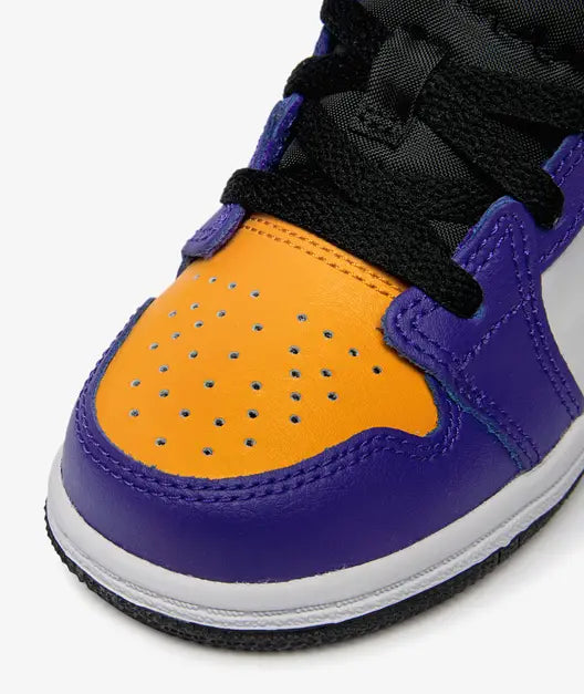 Jordan 1 Mid 'Lakers' (TD) - Funky Insole