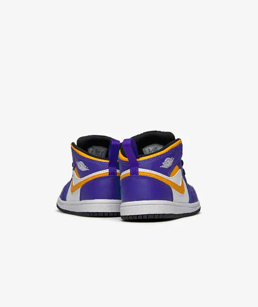 Jordan 1 Mid 'Lakers' (TD) - Funky Insole