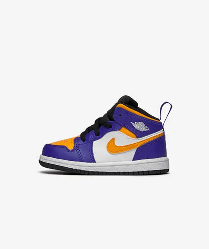 Jordan 1 Mid 'Lakers' (TD) - Funky Insole