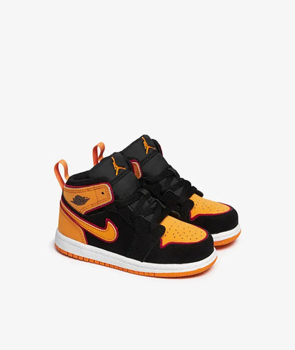 Jordan 1 Mid SE 'Vivid Orange' (TD) - Funky Insole