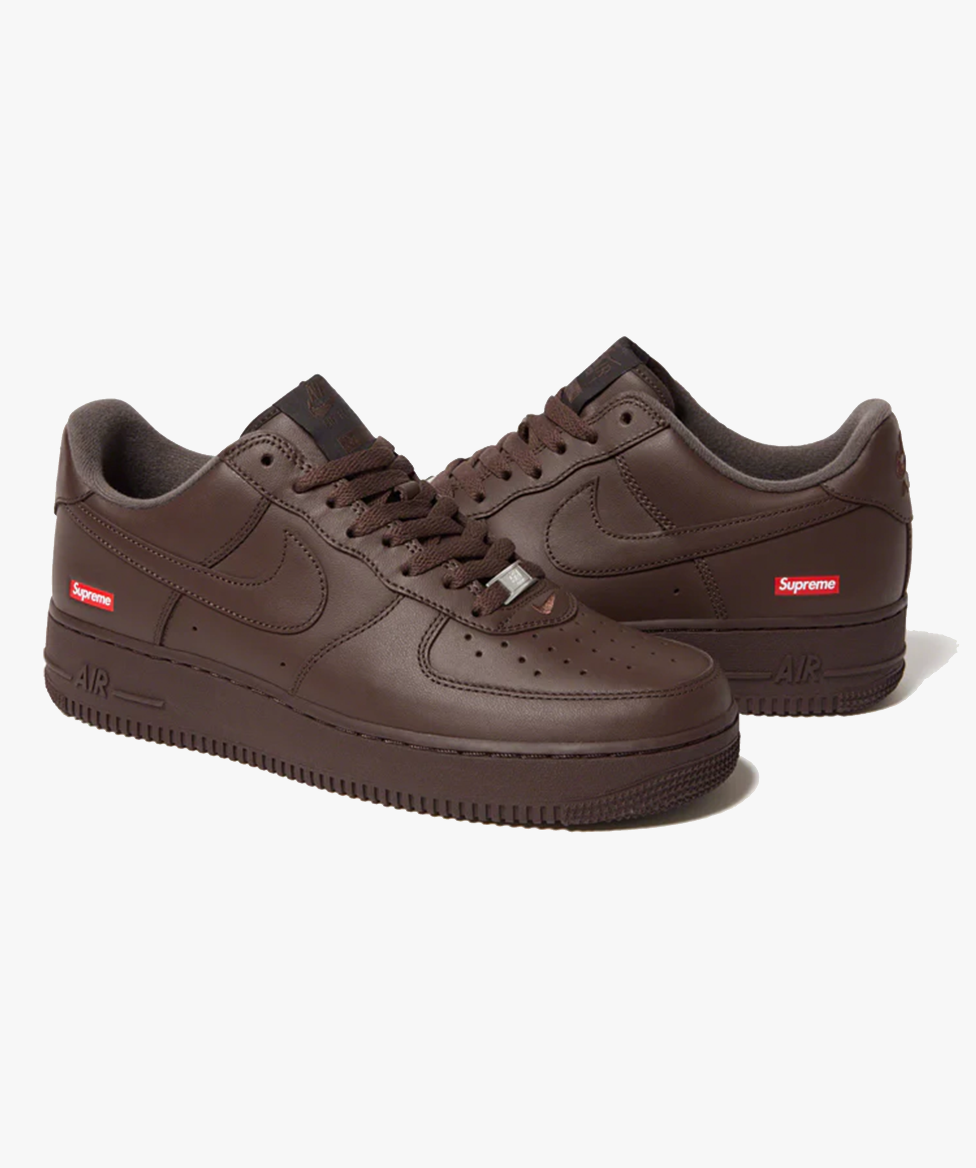 Nike/ Supreme Air Force 1 'Baroque Brown' - Funky Insole