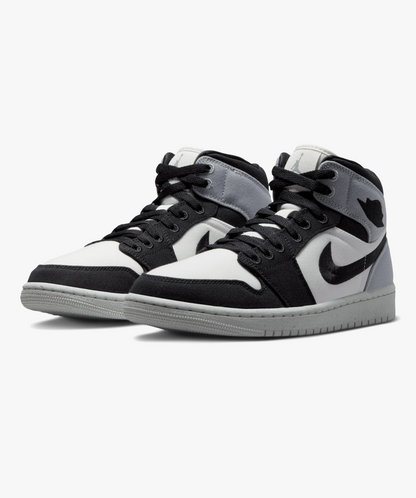 Jordan 1 Mid SE 'Light Steel Grey' (Women's) - Funky Insole