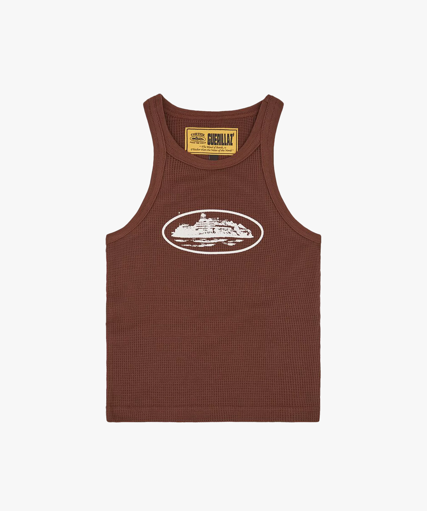 Corteiz Alcatraz Tank Top 'Brown' (W)