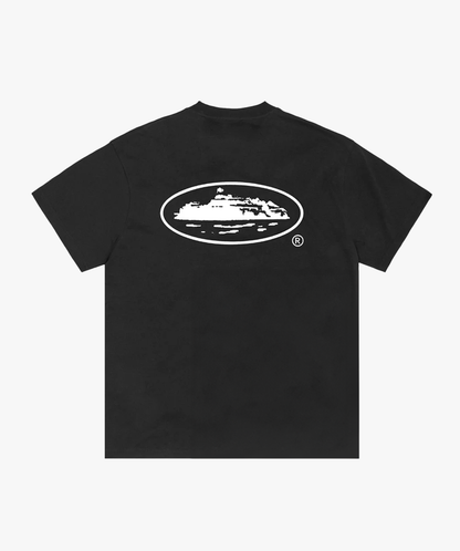 Corteiz OG Island Logo Tee 'Black'