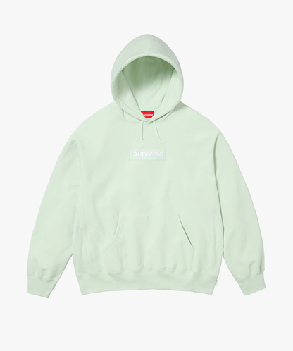 Supreme Box Logo Hooded Sweatshirt Light Green (2023) - Funky Insole