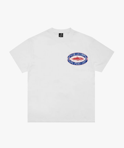 Corteiz Fuck Around Tee 'White'