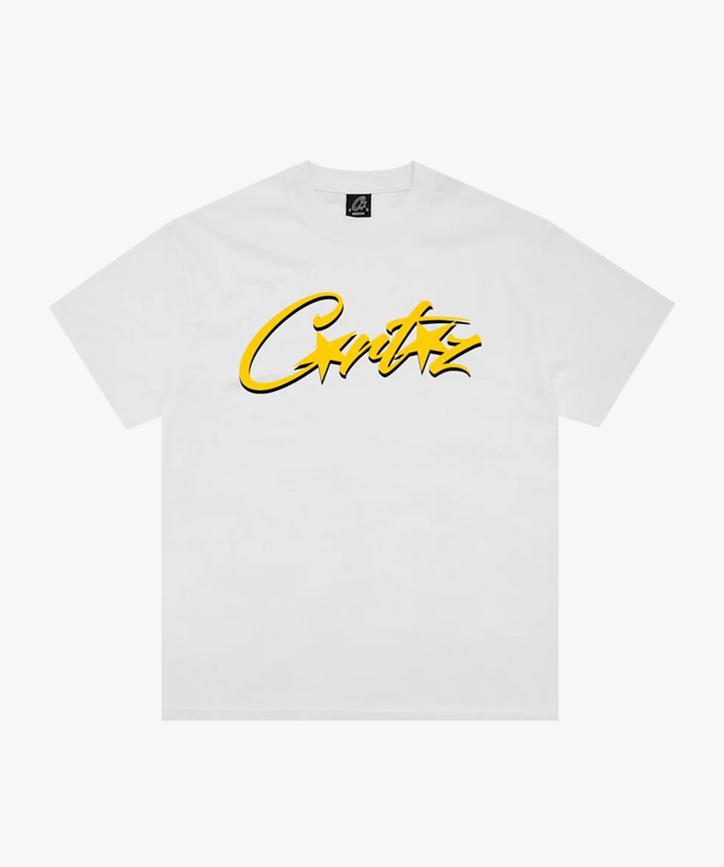 Corteiz OG Allstarz Tee 'White & Yellow'