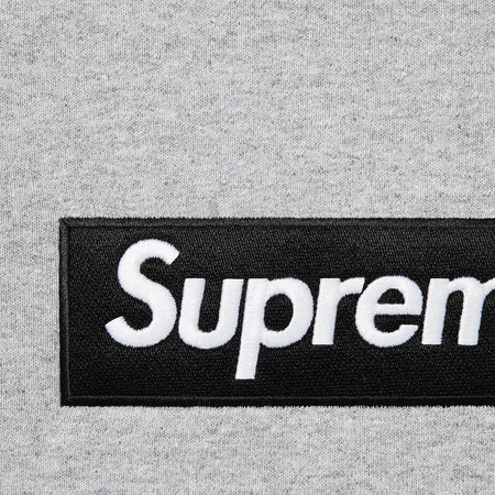 Supreme Box Logo Crewneck Heather Grey - Funky Insole