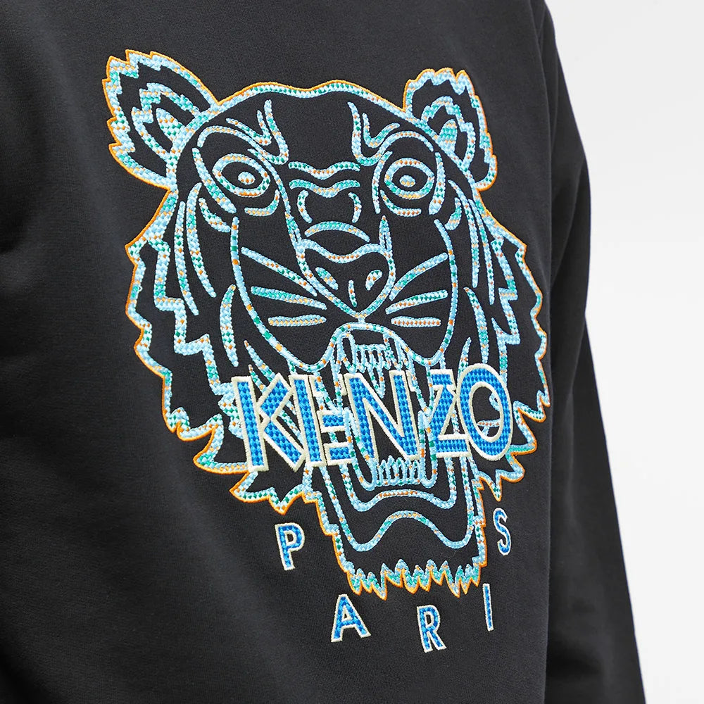 Kenzo Actua Summer Original Crew Sweat Black - Funky Insole