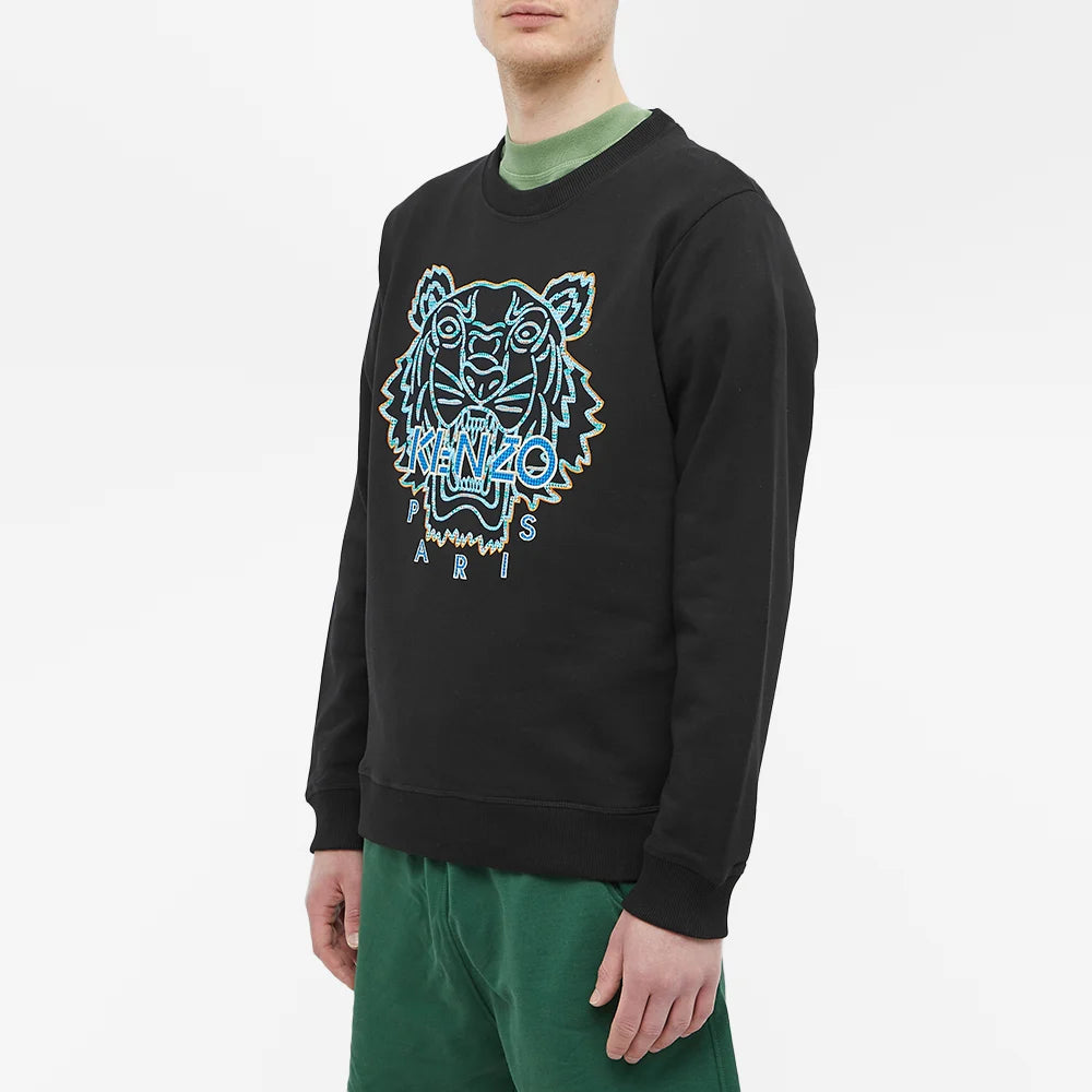 Kenzo Actua Summer Original Crew Sweat Black - Funky Insole