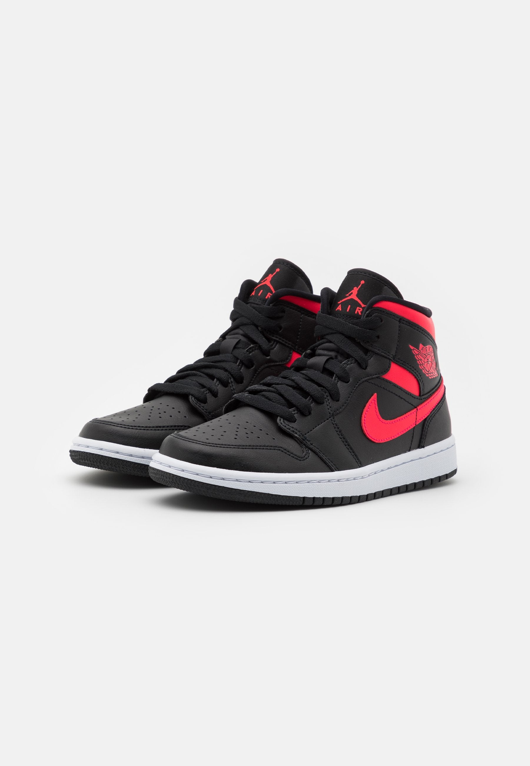 Jordan 1 Mid 'Black Siren Red' (Women's) - Funky Insole