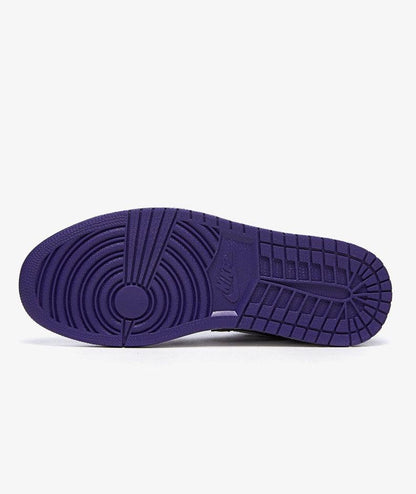 Jordan 1 Low 'Court Purple White' - Funky Insole