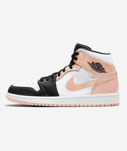 Jordan 1 Mid Arctic Orange Black Toe 'Crimson Tint' - Funky Insole