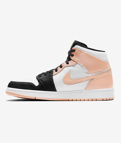 Jordan 1 Mid Arctic Orange Black Toe 'Crimson Tint' - Funky Insole