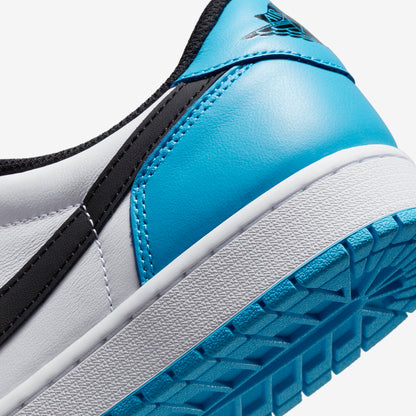 Jordan 1 Retro Low OG 'Black Dark Powder Blue' - Funky Insole