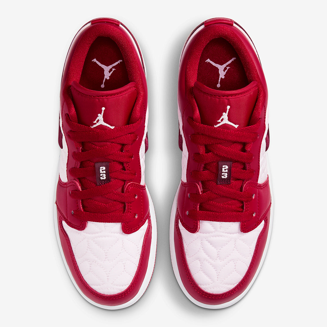 Jordan 1 Low SE 'Red Quilt' (GS) - Funky Insole