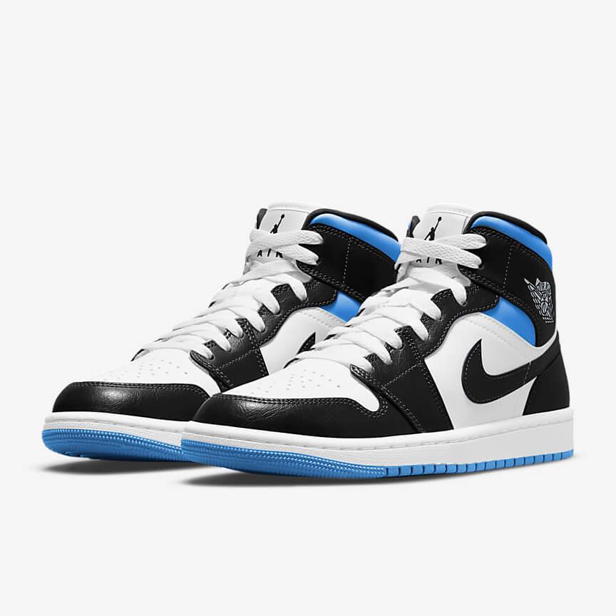 Jordan 1 Mid 'University Black White' (Women's) - Funky Insole