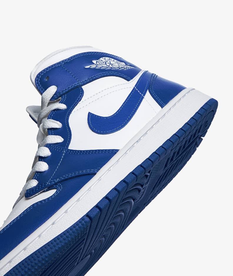 Jordan 1 Mid 'Kentucky Blue' (Women's) - Funky Insole