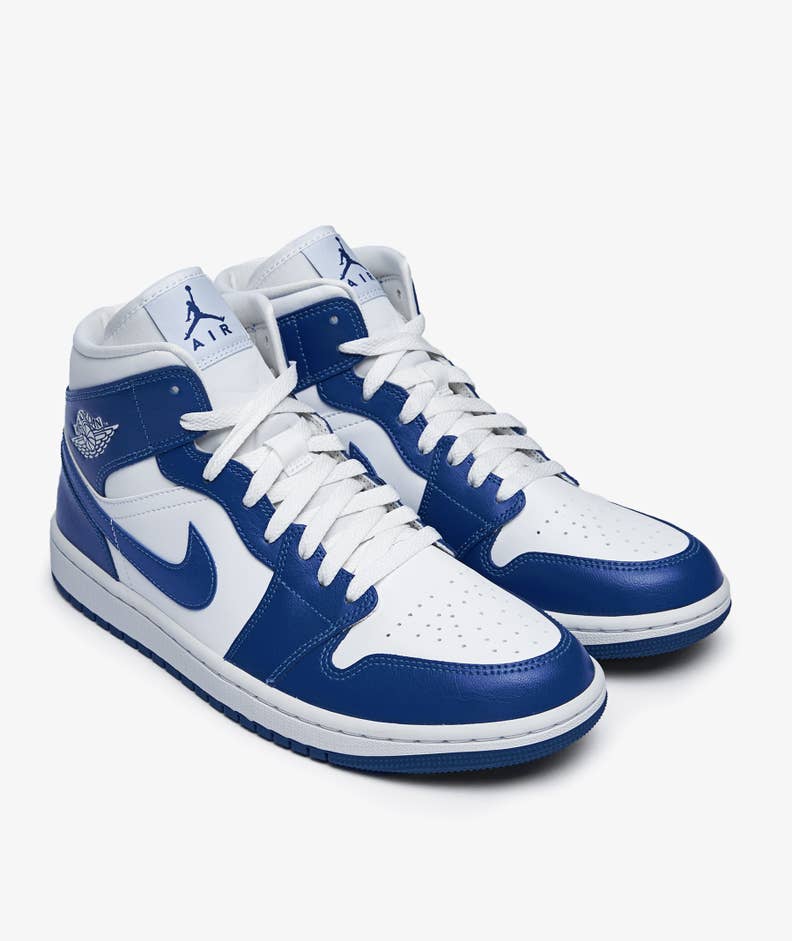 Jordan 1 Mid 'Kentucky Blue' (Women's) - Funky Insole