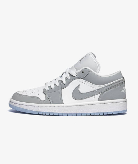 Jordan 1 Low 'Wolf Grey' (Women's) - Funky Insole