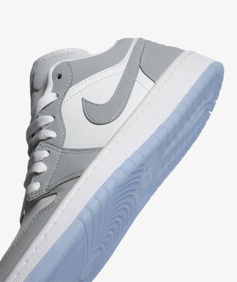 Jordan 1 Low 'Wolf Grey' (Women's) - Funky Insole