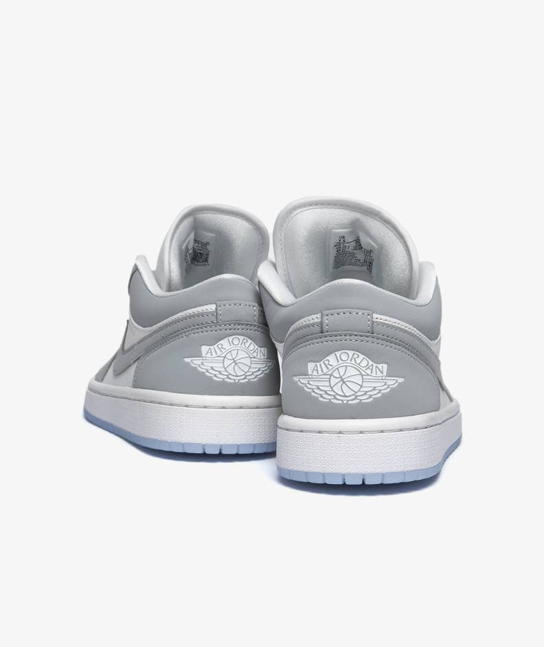 Jordan 1 Low 'Wolf Grey' (Women's) - Funky Insole