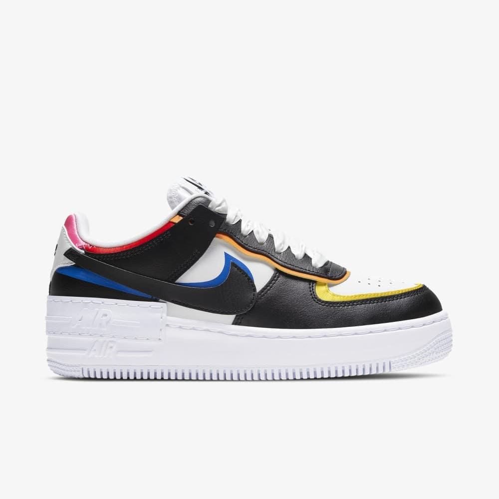 Nike Air Force 1 Shadow 'White Black Multi-Color (Women's)' - Funky Insole