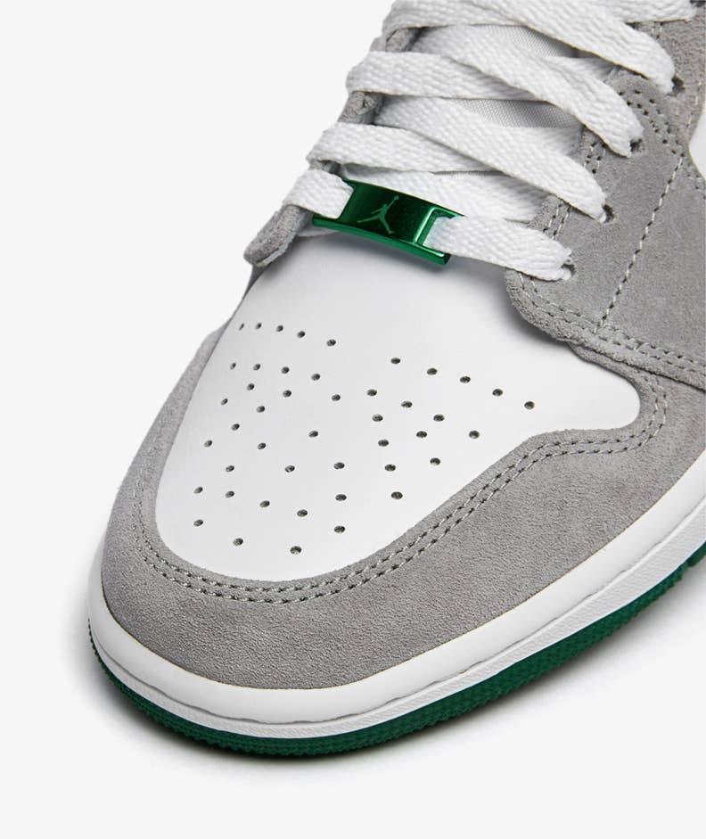 Jordan 1 Mid SE 'Grey Green' - Funky Insole