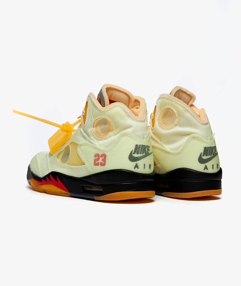 Jordan 5 Retro x Off-White Sail - Funky Insole