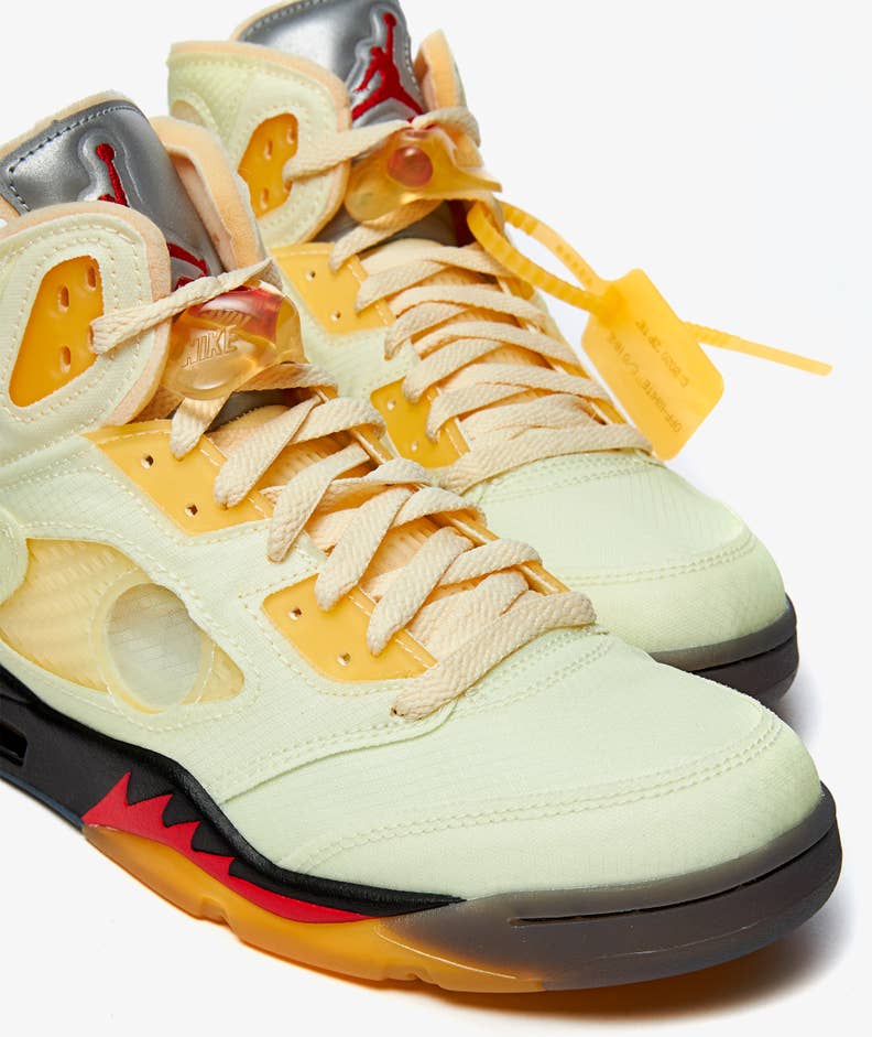 Jordan 5 Retro x Off-White Sail - Funky Insole