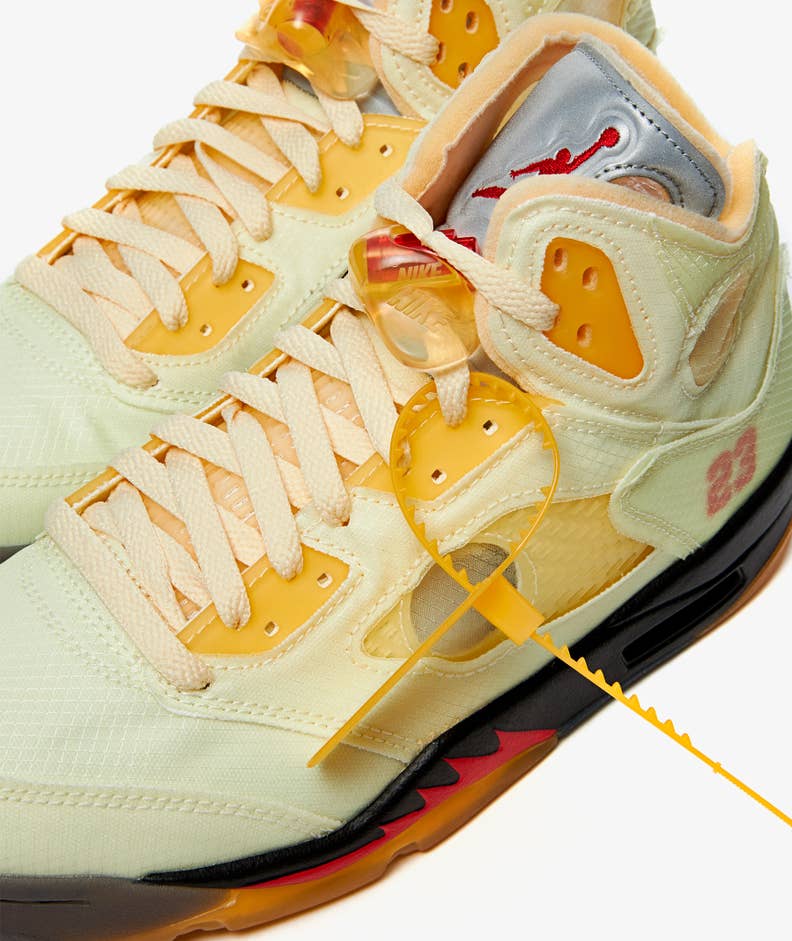 Jordan 5 Retro x Off-White Sail - Funky Insole