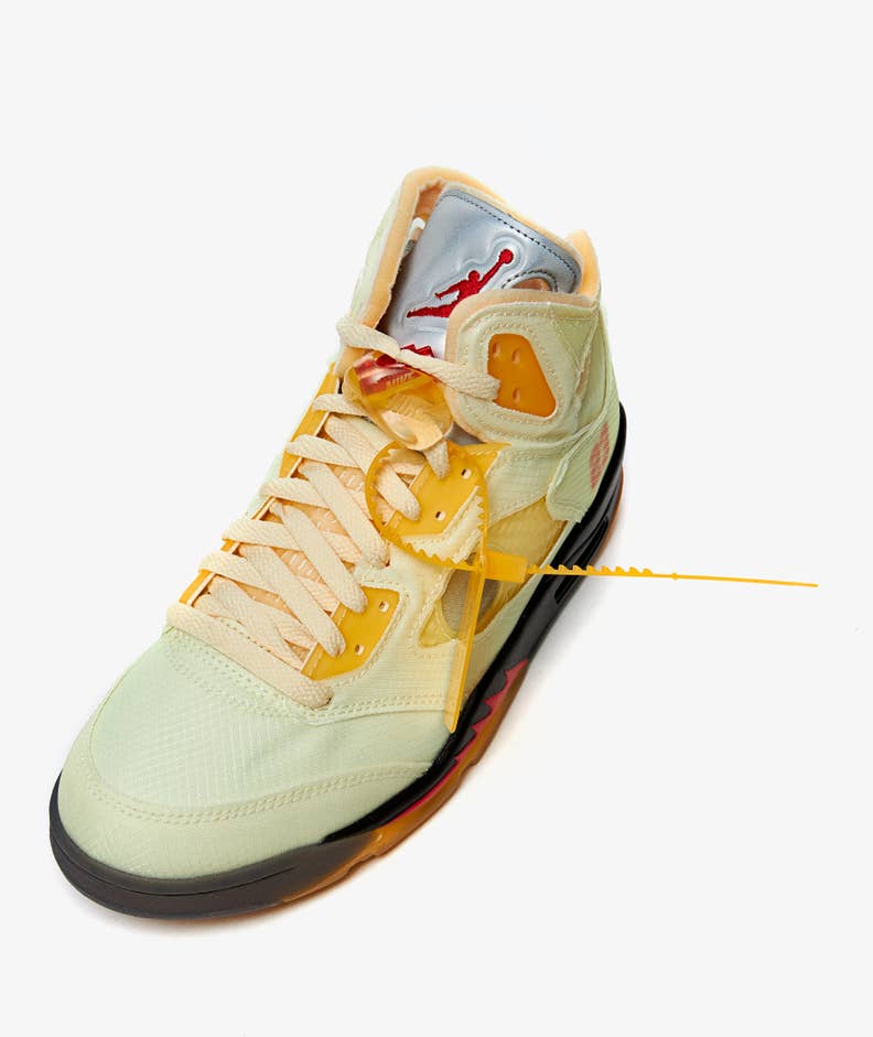 Jordan 5 Retro x Off-White Sail - Funky Insole