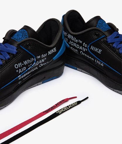 Jordan 2 Retro Low SP x Off-White 'Varsity Royal' - Funky Insole