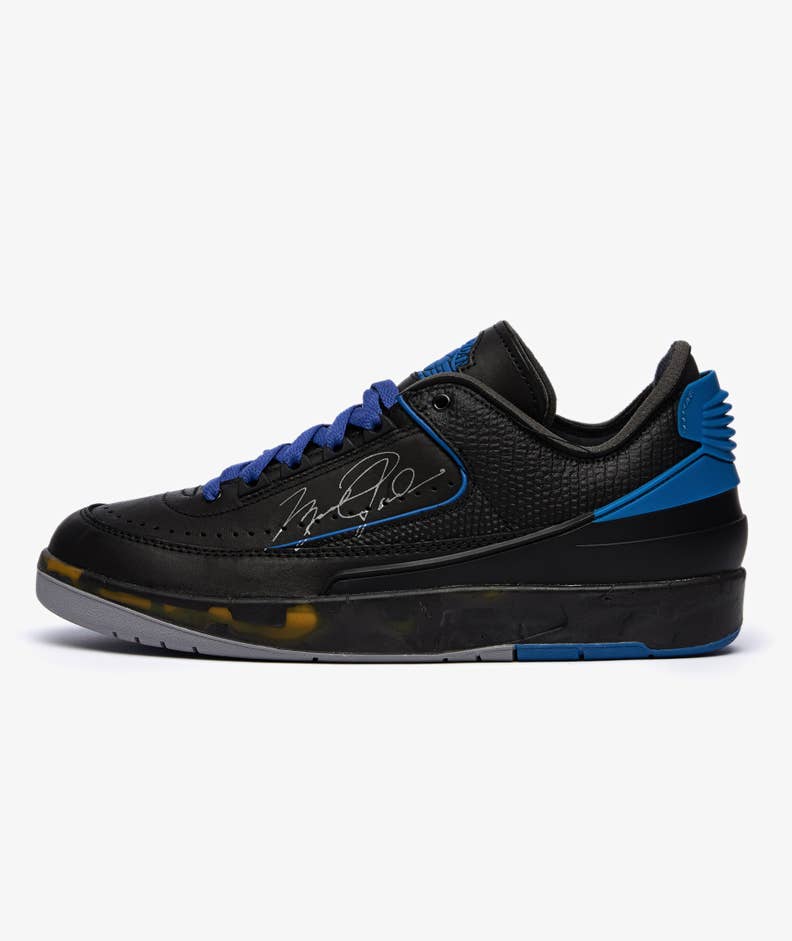 Jordan 2 Retro Low SP x Off-White 'Varsity Royal' - Funky Insole