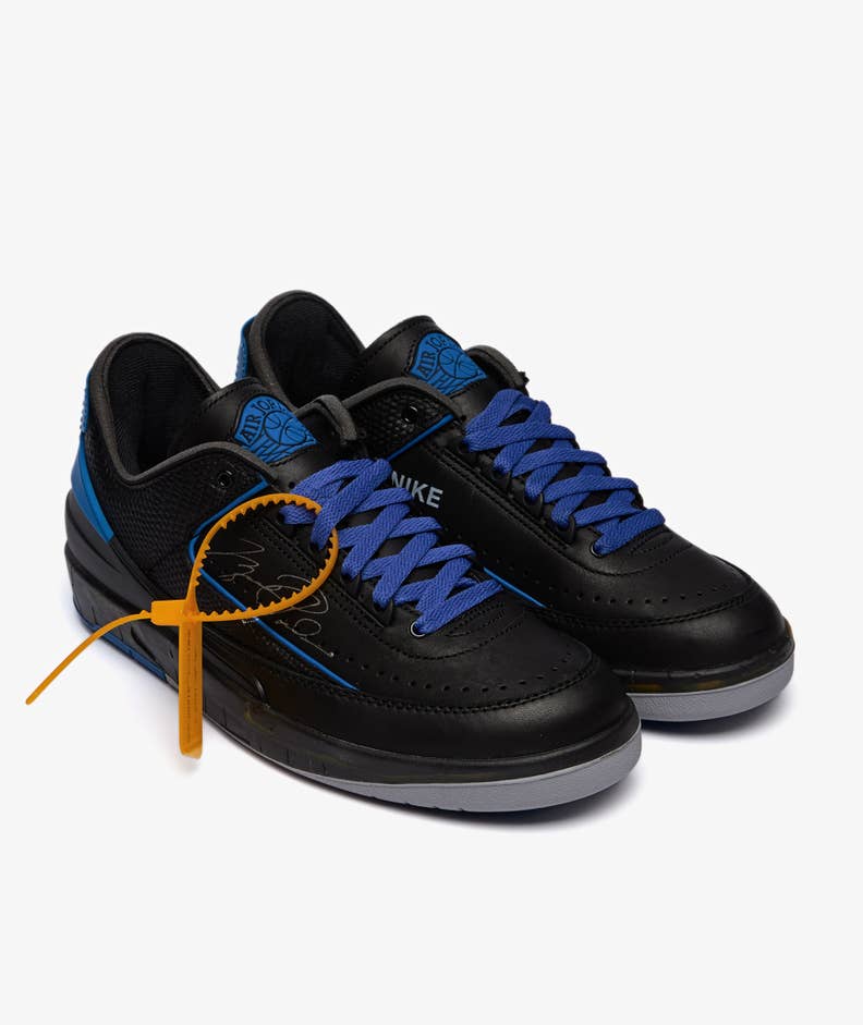 Jordan 2 Retro Low SP x Off-White 'Varsity Royal' - Funky Insole