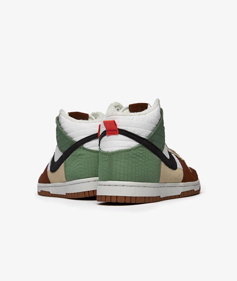 Nike Dunk High LX Next Nature 'Toasty Green Rattan' (Women's) - Funky Insole