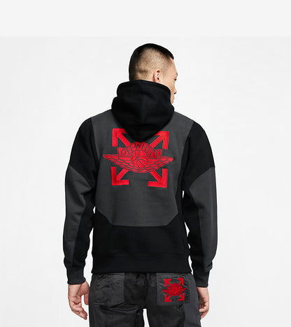 Off-White x Jordan Hoodie Black - Funky Insole