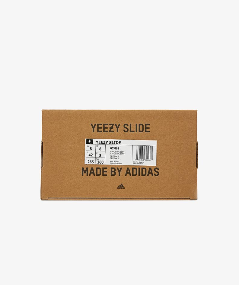 adidas YEEZY Slide 'Soot' - Funky Insole