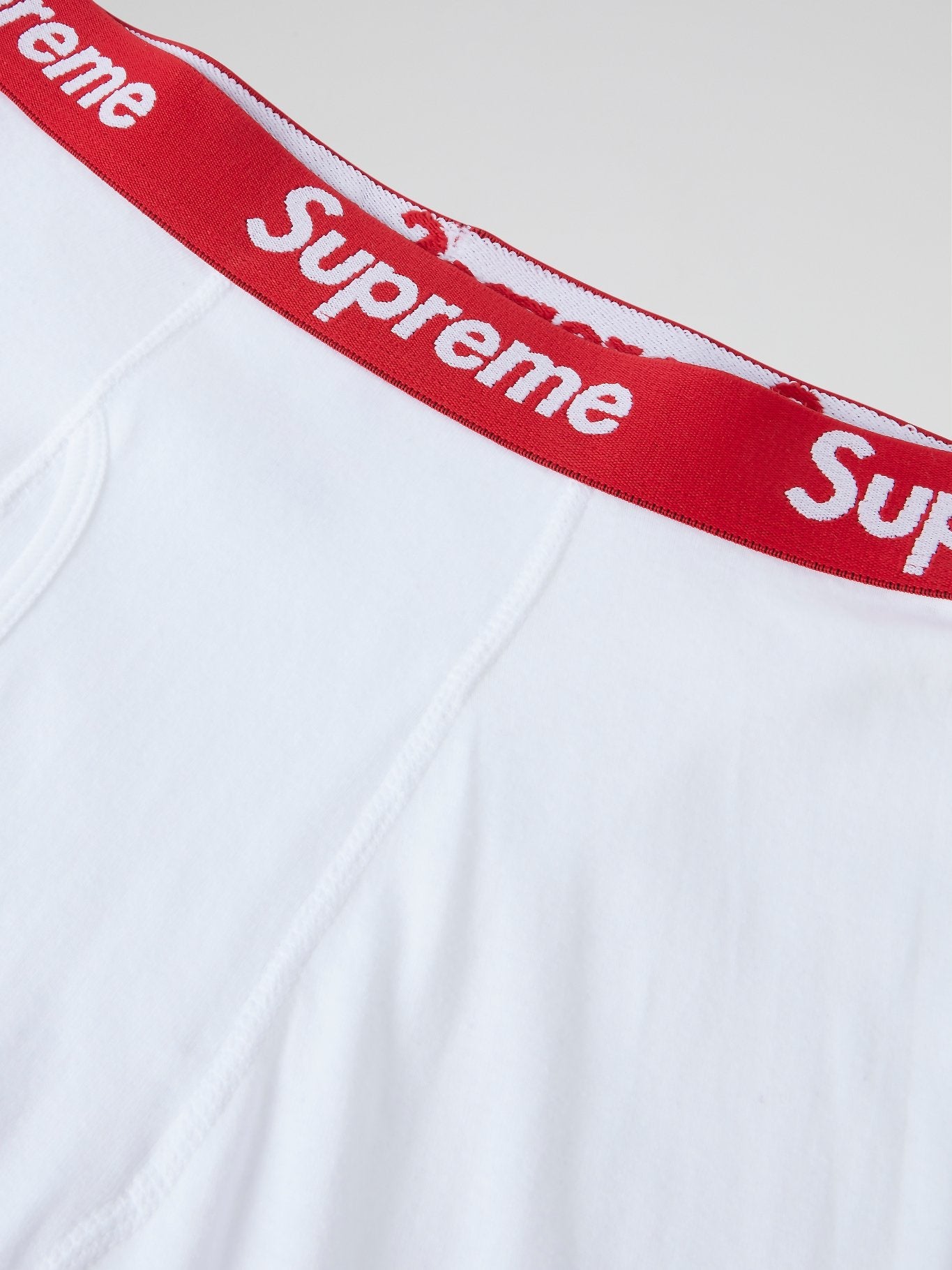 Supreme/ Hanes Boxer Briefs White (4 Pack) - Funky Insole