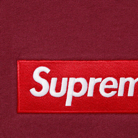 Supreme Box Logo Crewneck Cardinal - Funky Insole