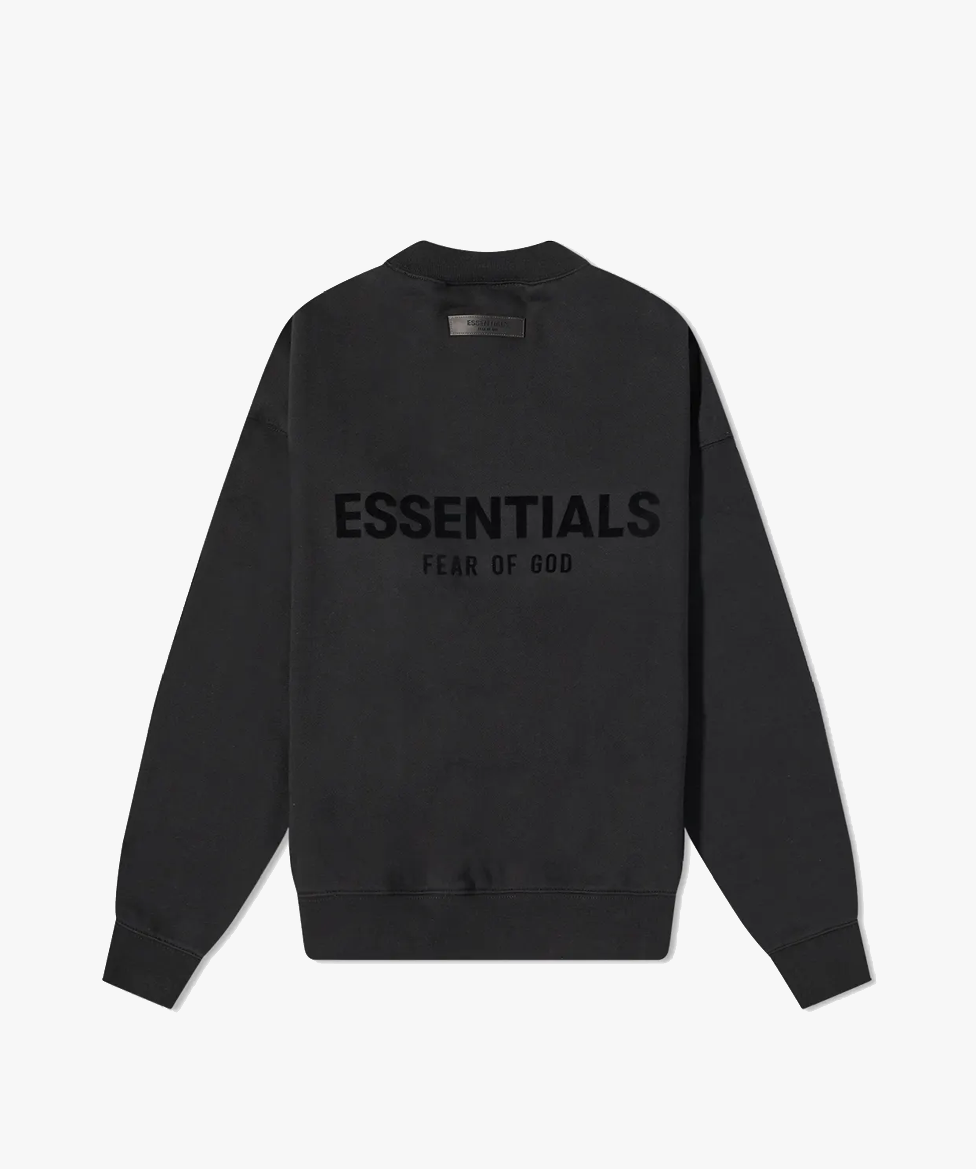 Fear of God Essentials Logo Crew Neck Sweat Stretch Limo - Funky Insole