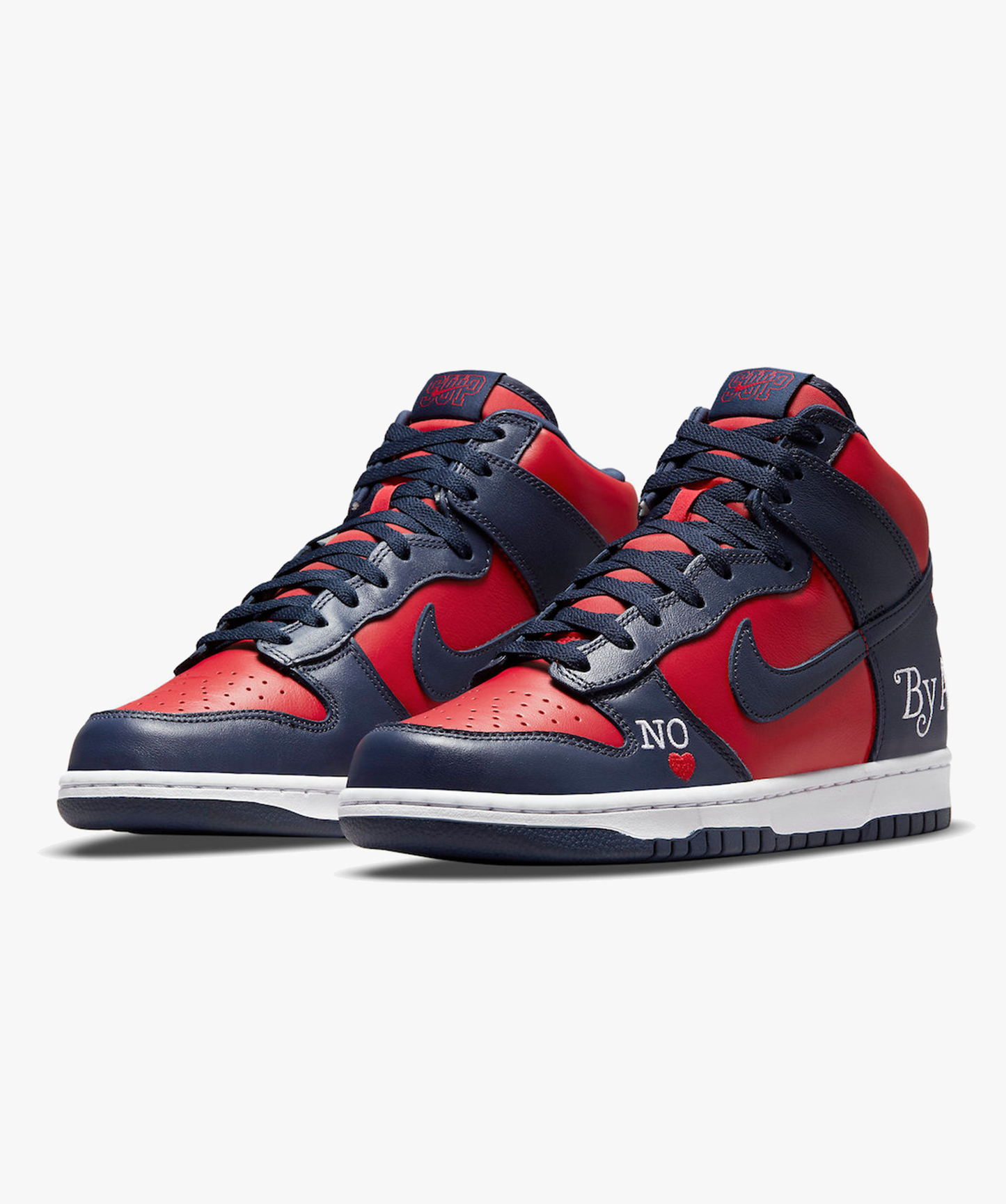 Nike SB Dunk High x Supreme By Any Means 'Navy' - Funky Insole