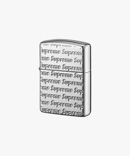 Supreme Repeat Engraved Zippo Silver - Funky Insole