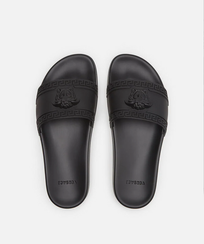 Versace Palazzo Pool Slides - Funky Insole