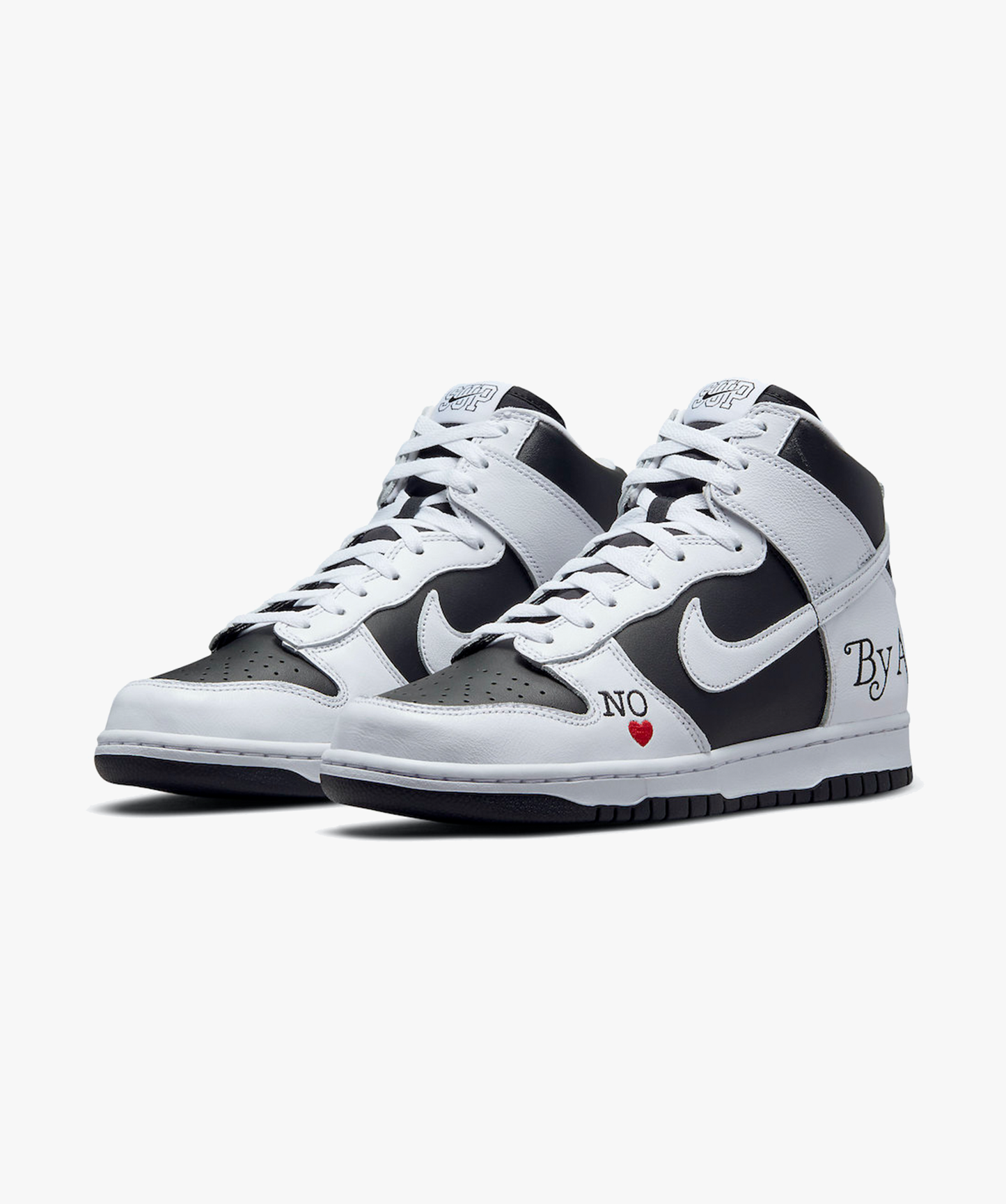 Nike SB Dunk High x Supreme By Any Means 'Black' - Funky Insole