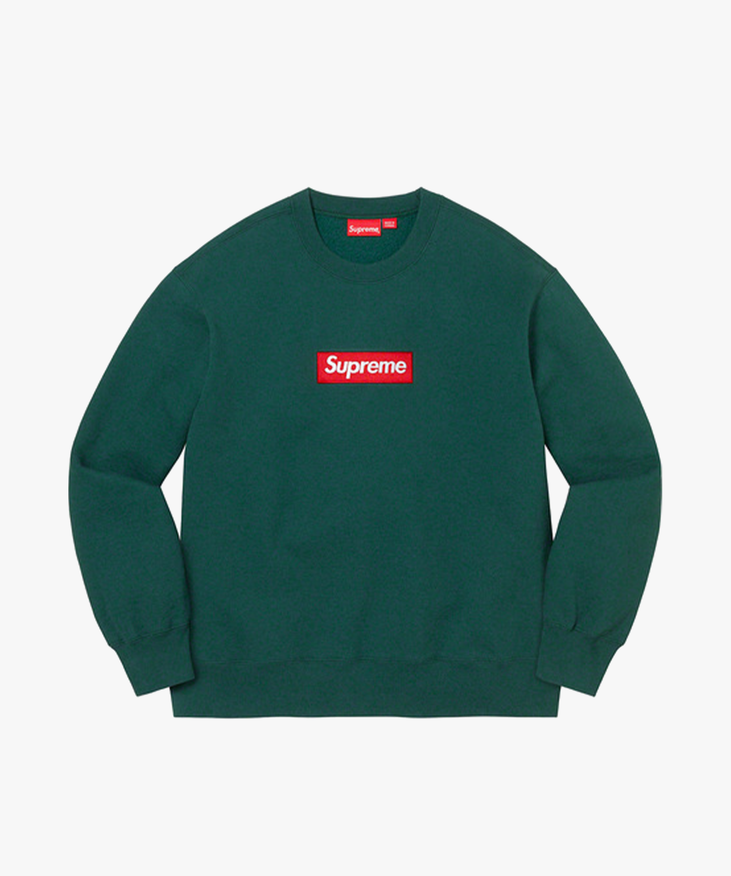 Supreme Box Logo Crewneck Dark Pine - Funky Insole